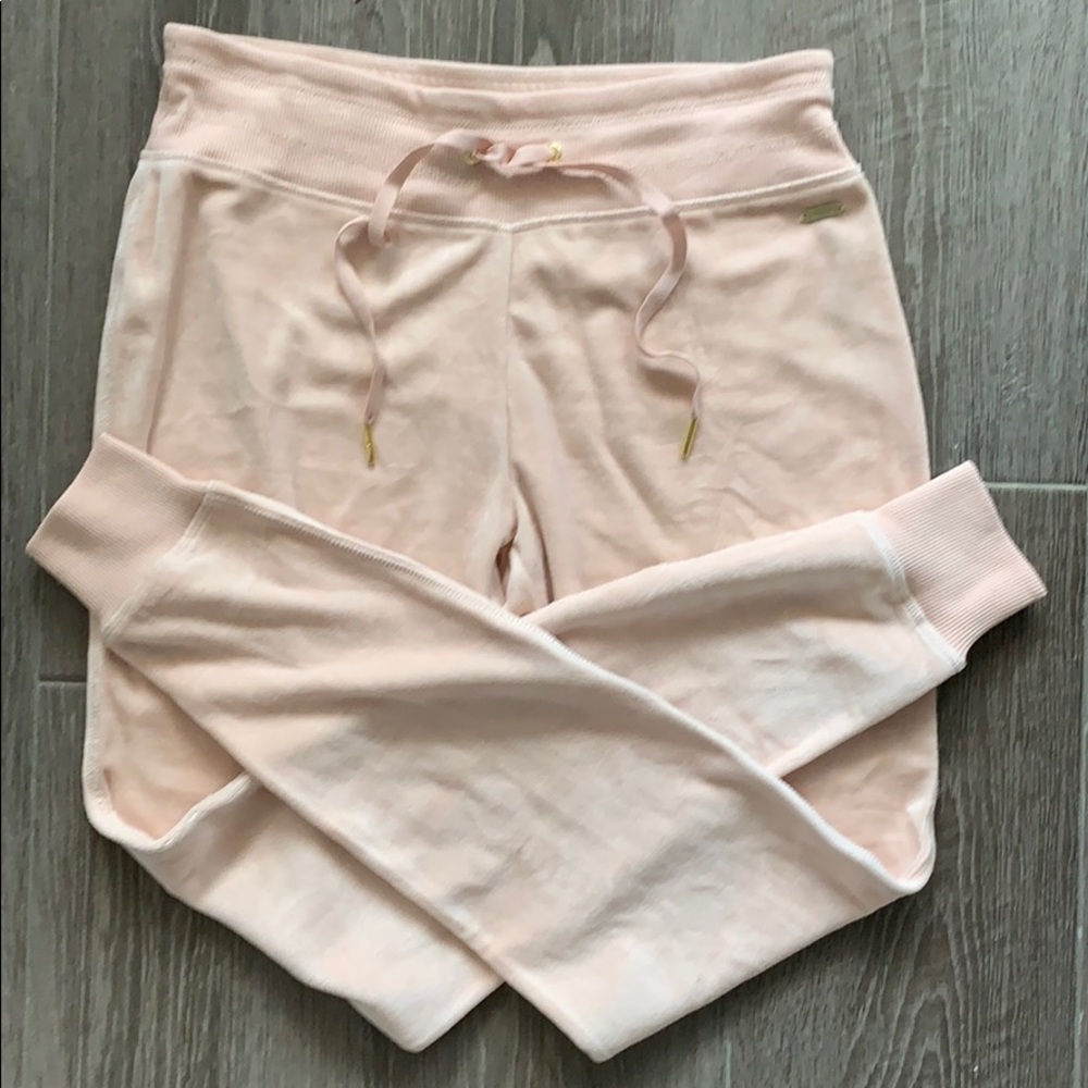 Calvin Klein Drawstring Velour Jogger Pants